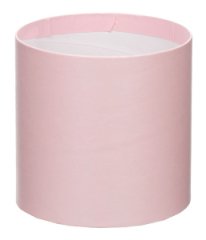 Коробка круглая без крышек 18*18 пыльная роза