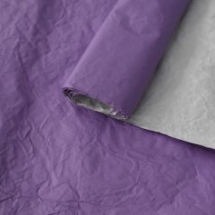 Бумага Эколюкс двухцветная фиолетовый/белый 70см * 5 ярдов ± 5%