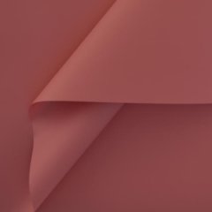 Пленка матовая однотонная двухсторонняя розовый коралл 58см*10м±5% 65мкм