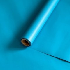 Пленка матовая однотонная двухсторонняя темно-бирюзовый 58см*10м±5% 50мкм