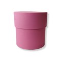 Коробка круглая 25*25 .малиновый