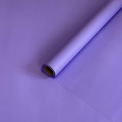 Пленка матовая Корея однотонная двухсторонняя лаванда 48см*10м±5% 50мкр