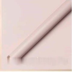 Набор матовой пленки с золотой каймой 58/58 см 20 листов пудровый