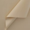 Пленка матовая однотонная двухсторонняя бежевый 10 листов 58*58 65мкр