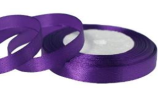 Лента атласная 1/25 фиолетовый