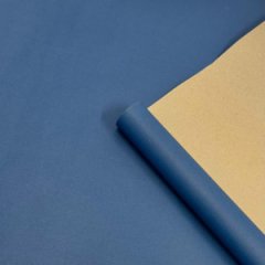 Крафт бумага односторонняя Синий 68см/60гр/10 м ± 5%