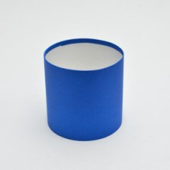 Коробка круглая без крышек 13,5*13,5 .синий