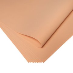 Фоамиран 60см х70см, (10 листов в уп.), 1,2 мм цв. персик