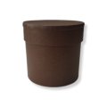 Коробка круглая 15*15 .шоколадный