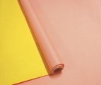 Бумага матовая пл. 60 гр. двухсторонняя .оранжевая/желтая  70 см*9 ярд ± 5%