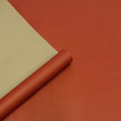 Крафт бумага односторонняя Красный 68см/60гр/10м± 5%