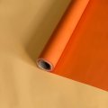 Пленка матовая двухсторонняя оранжевый/абрикос 58см*10м±5% 65мкм