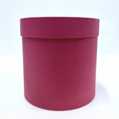 Коробка круглая 20*20 .темно-розовый