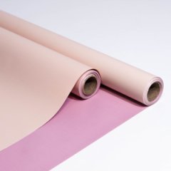 Пленка матовая двухсторонняя песочный/розовый 10 листов 58*58 65мкм