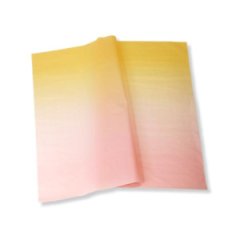 Тишью Градиент, 50*70см/20л, персиковый/желтый