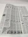 Бумага тишью Газета черный 20 листов 58*58см 30гр