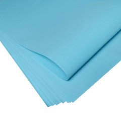 Фоамиран 60см х70см, (10 листов в уп.), 1,2 мм цв. светло-голубой