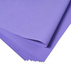 Фоамиран 60х70 см, (10 листов в уп.), 1,1мм цв. сиреневый