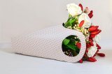 Пакет–конус с бумажными ручками Горох