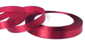 Лента атласная 1/25 вишневый