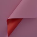 Пленка матовая двухсторонняя розовый/красный коралл 58см*10м±5% 65мкм