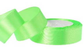 Лента атласная 2/25 салатовый