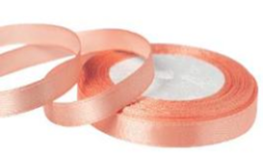 Лента атласная 1/25 пудра