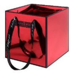 Пластиковая сумка Mirror 18*18*18 см цв Красный