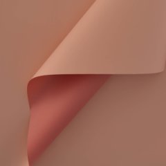 Пленка матовая двухсторонняя розовая беж/коралловый 58см*10м±5% 65мкм