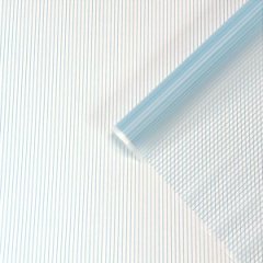 Пленка матовая  Полоски небесно-голубой 60см 10м 50мкм