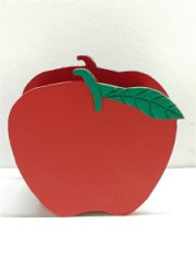 Кашпо Яблоко красное