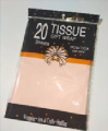 Тишью Бумага, 20  листов в упаковке, 30 грамм, 50cmx66cm, цв. персик