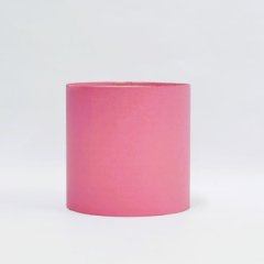 Коробка круглая без крышек 18*18 светло-фиолетовый