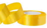 Лента атласная 2/25 золотой