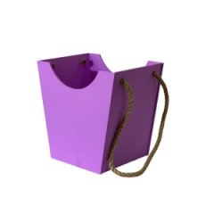 Ящик из фанеры трапеция 175*125*h165 пурпурный