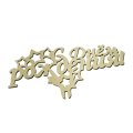 Топпер С днем рождениязвезды/натуральный 15*5см