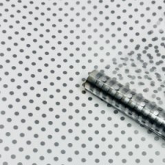 Пленка Крафтовый горох серебряный 70см*10ярд ± 5%