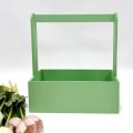 Декоративный ящик прямоугольный 245*125 h270  весенняя зелень