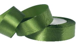 Лента атласная 2/25 травяной