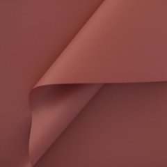 Пленка матовая однотонная двухсторонняя коралловый 58см*10м±5% 50мкр