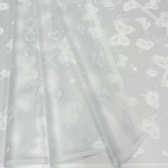 Пленка матовая Бабочки рамка белый 20 листов 58*58см 50мкм