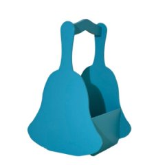 Ящик декоративный Колокольчик бирюзовый 22,5*14,5*12,5 см