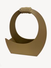 Кашпо Лайт 345*310*150 кофе с молоком