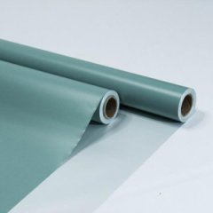 Пленка матовая Корея двухсторонняя фисташковый/белый перламутр 48см*10м 60мкр