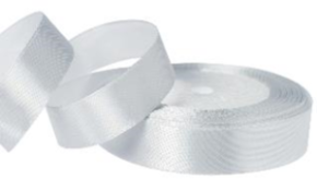 Лента атласная 2/25 жемчужный