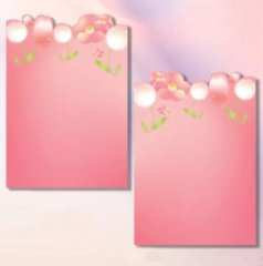 Упаковочная бумага Вдохновение, 35см х 50см, 10 листов/упак., розовый