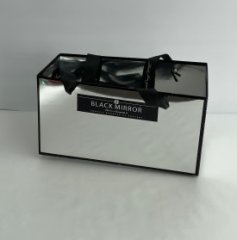 Пластиковая сумка Mirror 12*12*23 см цв Серебро