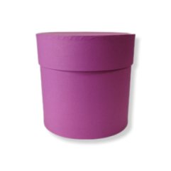 Коробка круглая 10*10 .фуксия