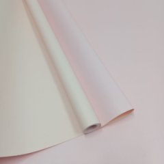 Крафт бумага двухцветная Ванильный/Сирень 68см/60гр/10 м ± 5%