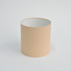 Коробка круглая без крышек 15*15 ванильный/кремовый